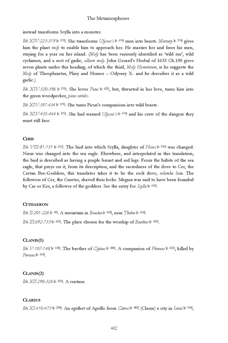 Ovid: The Metamorphoses - Page 482